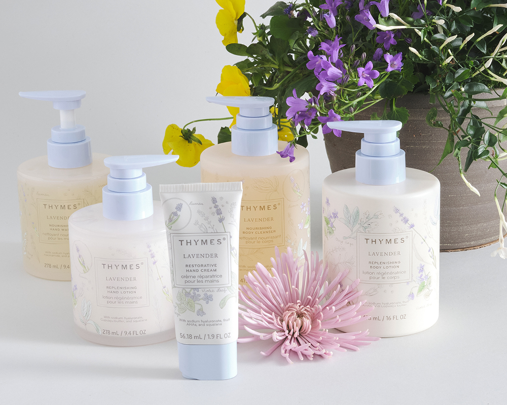Thymes Lavender Body Care Products