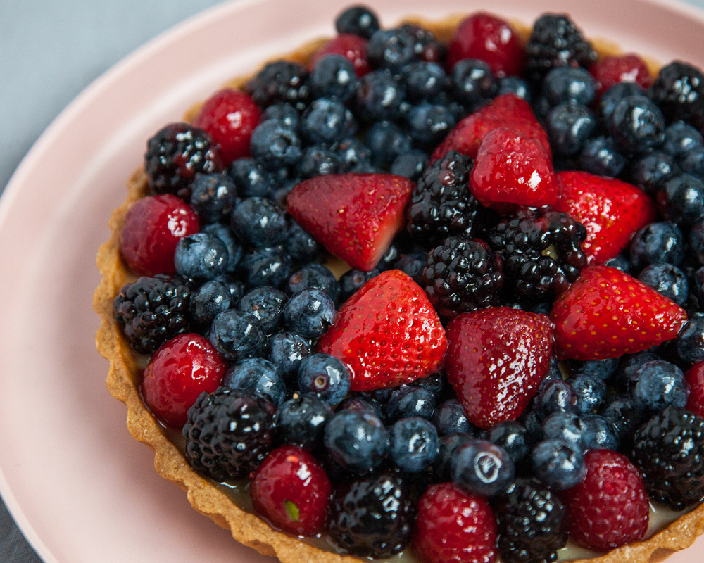 Mixed berry tart