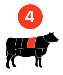 number 4 beef rib icon