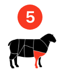 Number 5 Fore Shank Lamb Cut