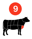 number 9 beef brisket icon