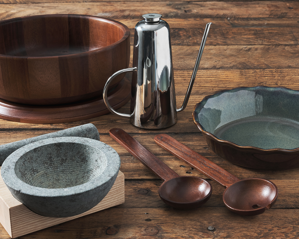 Holcomb and Emile Henry cookware